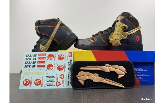 RX-0 SB Banshee 02 Unicorn Gundam Nike High Dunk DH7717-400 0830